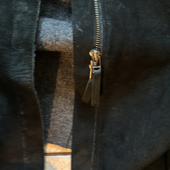 Danier suede coat with warm wool lining. In great used condition. - Picture 6 of 7